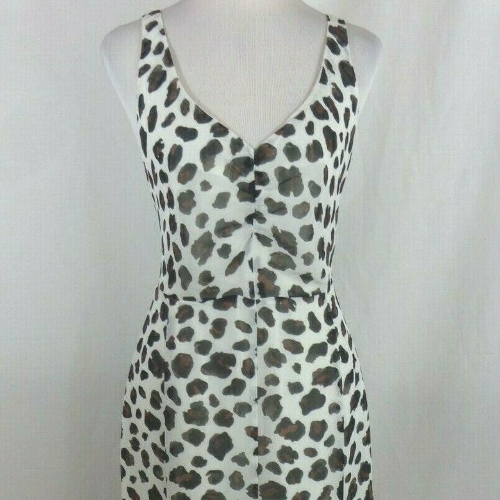 KATE YOUNG FOR TARGET White Animal Print Dress 12